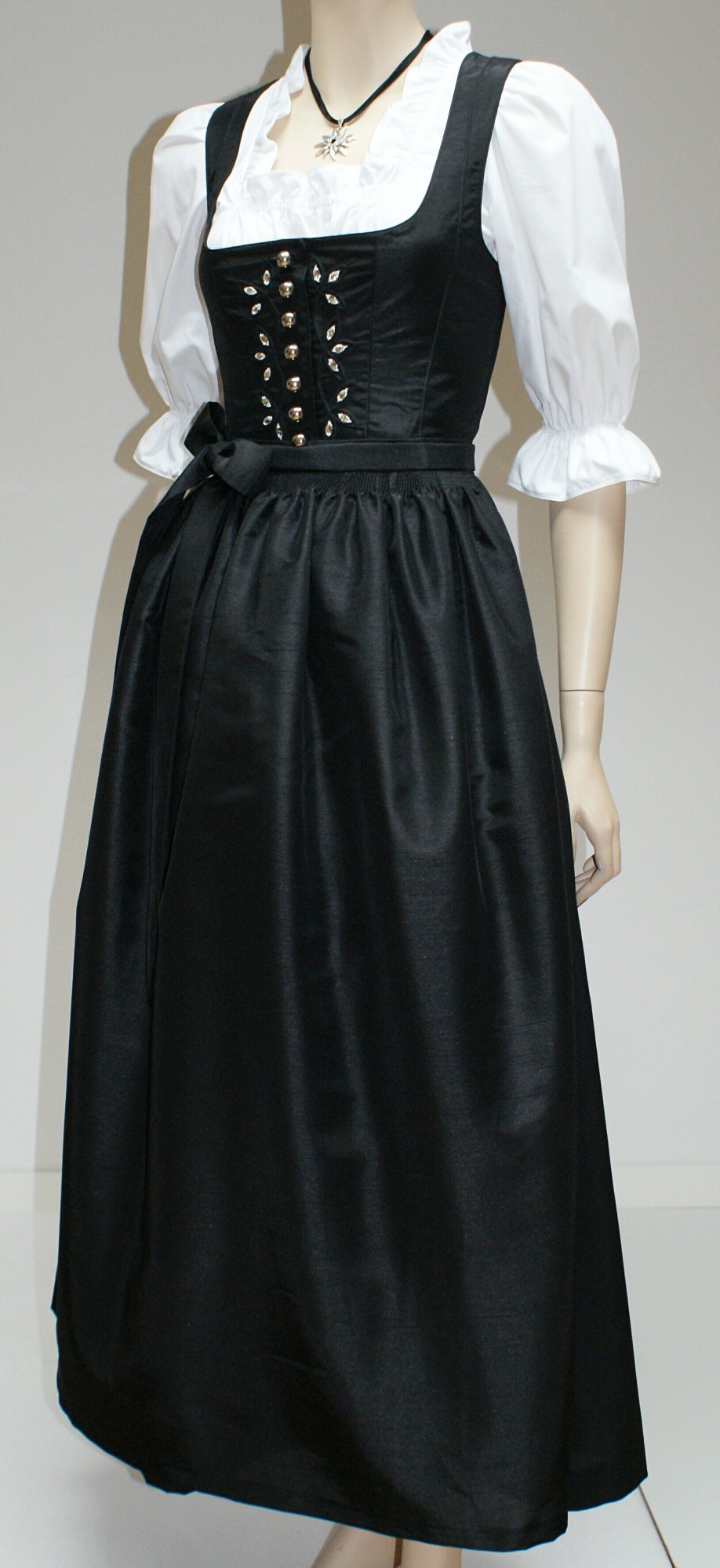 Mädchen Dirndl Oktoberfest Kleid - Bayerisches Trachtenkleid Mit Schürze Für Kinder