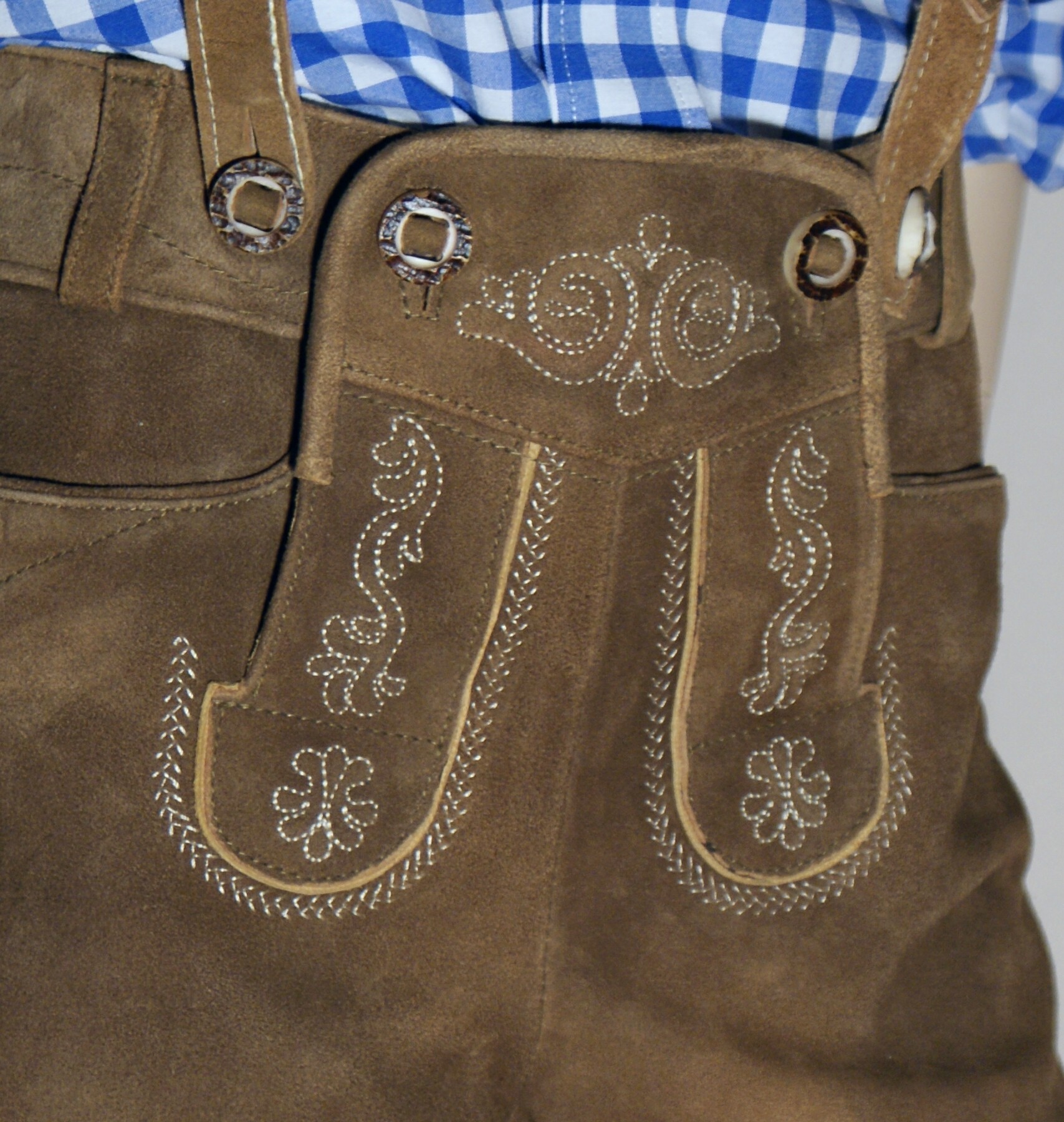 Lederhose Kinder Set Mit Hemd - Trachtenoutfit Für Oktoberfest & Feste